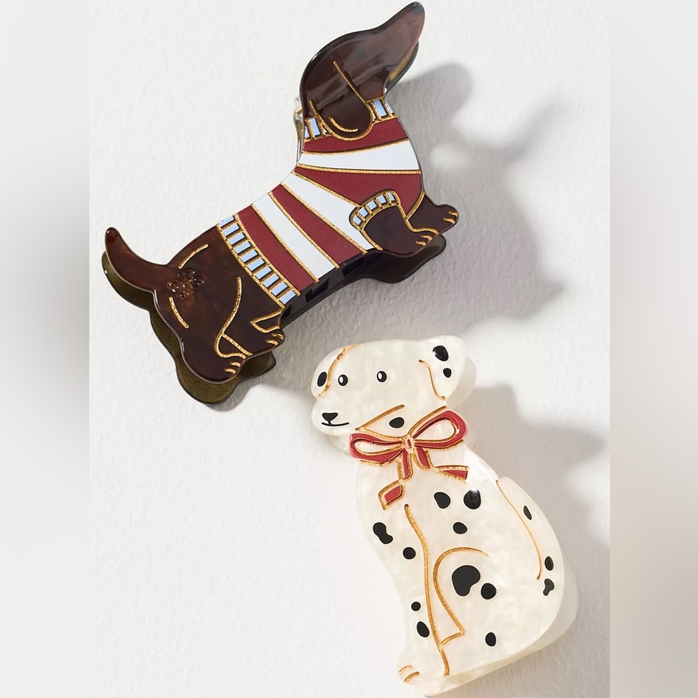 Anthropologie Dog Hair Claw Clips
